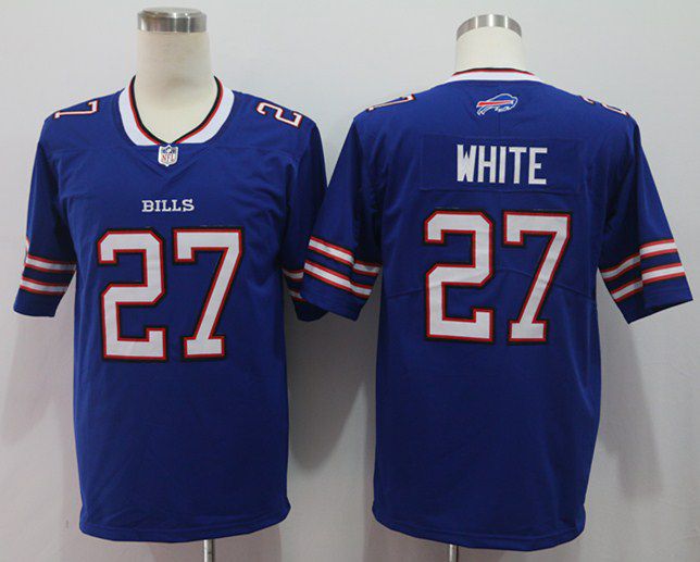 Cheap Men Buffalo Bills 27 White Blue Vapor Untouchable Limited 2020 Player NFL Jersey